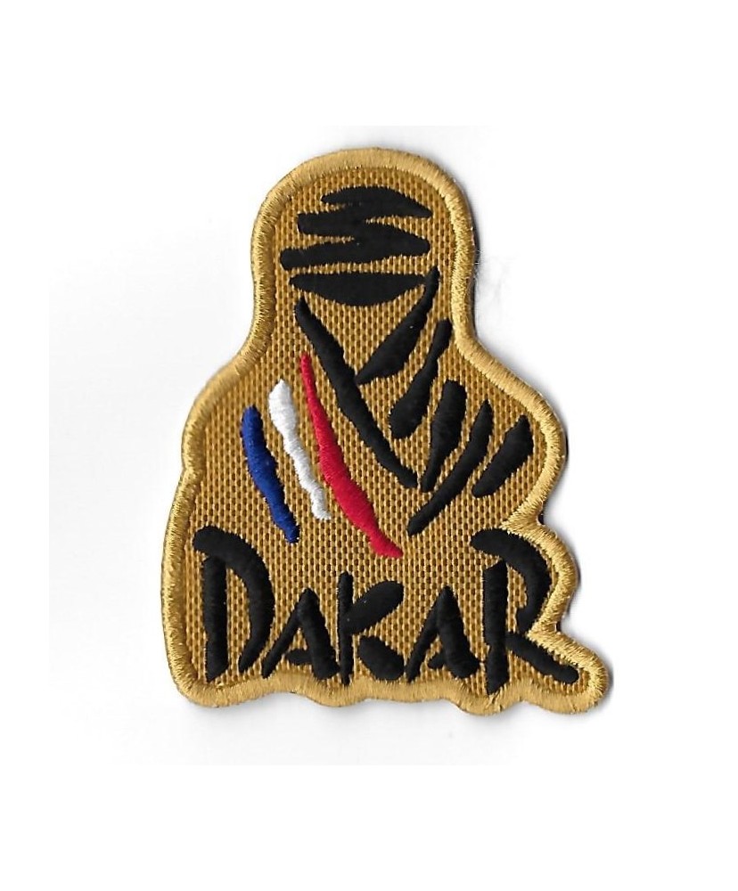 0849 Badge à coudre - Patch écusson brodé 82mmX63mm Touareg Paris DAKAR FRANCE