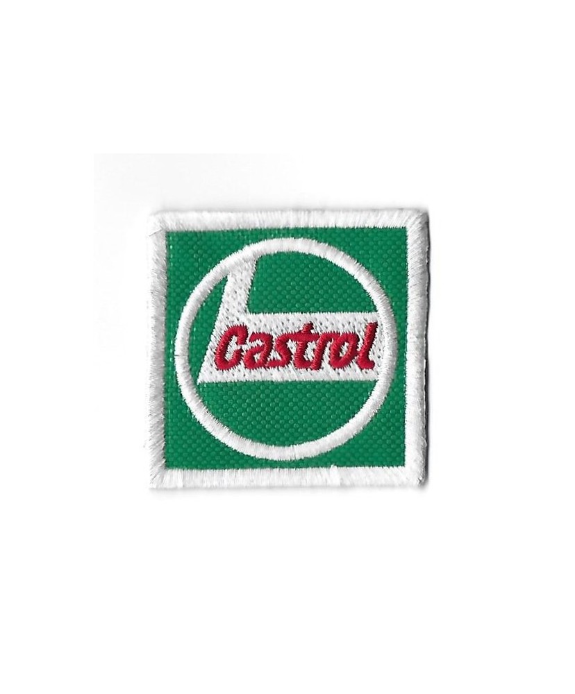 1054 Badge - Parche bordado de coser 50mmX50mm CASTROL