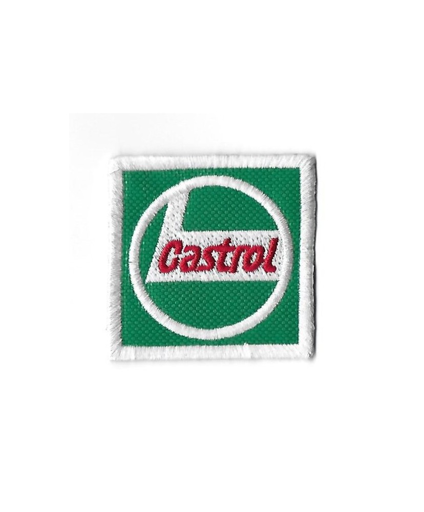 1226 Embroidered Badge - Patch Sew On 55mmX55mm CASTROL