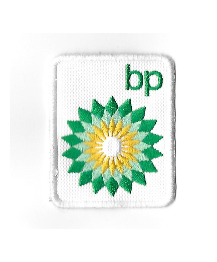 3252 Embroidered Badge - Patch Sew On 74mmX59mm BP BRITISH PETROLEUM