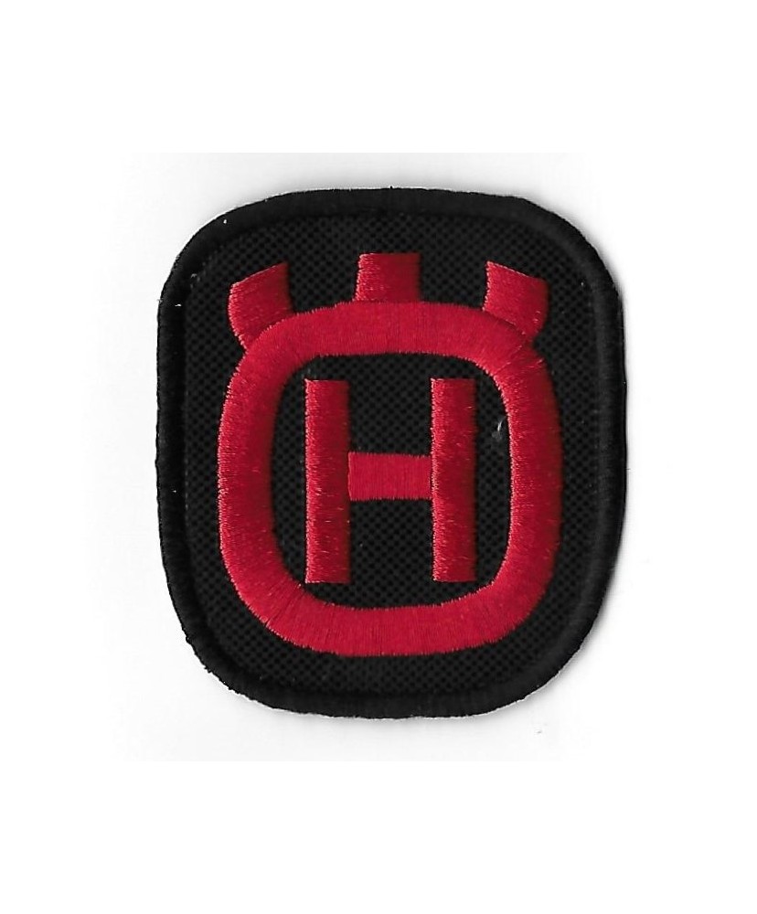 3256 Patch - badge emblema bordado para coser 67mmX59mm HUSQVARNA