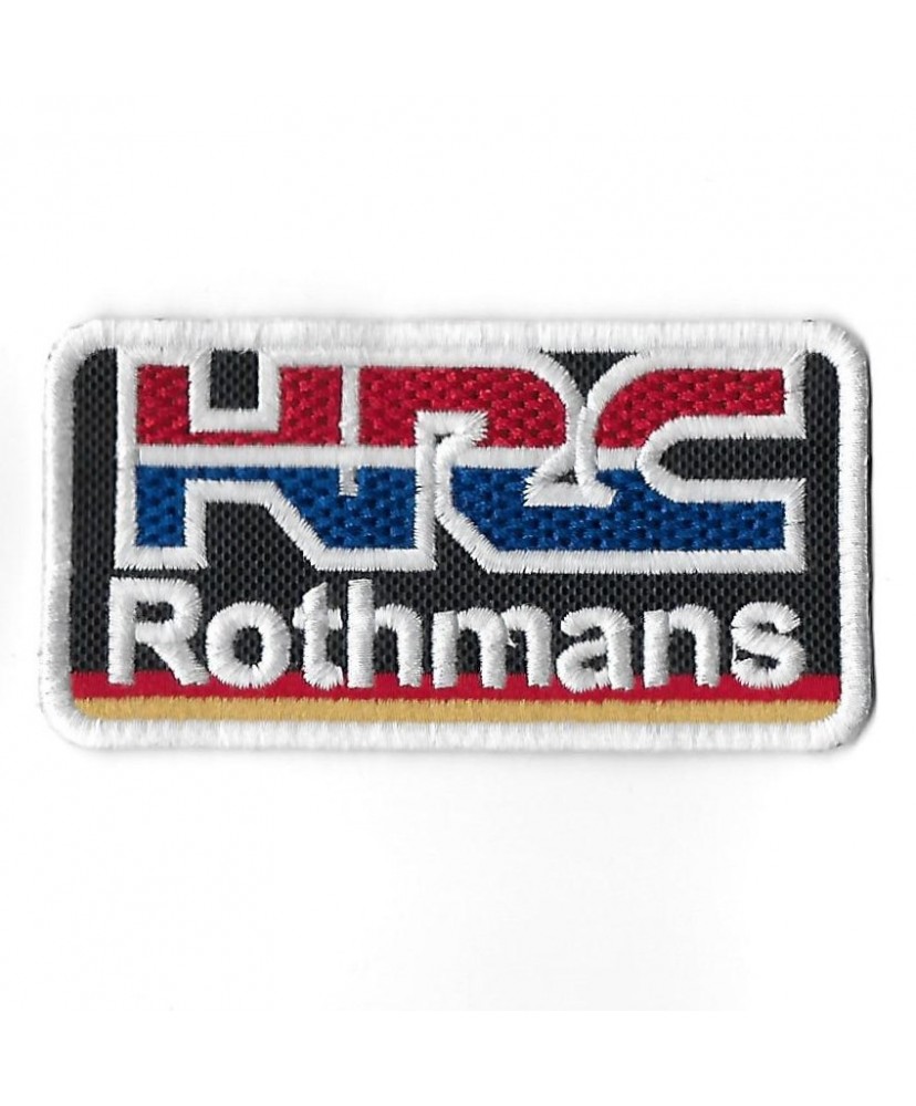 3260 Patch - badge emblema bordado para coser 96mmX51mm HONDA ROTHMANS HRC RACING TEAM