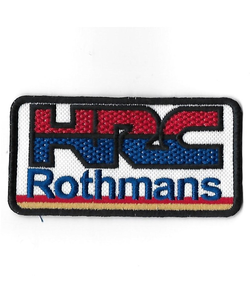 3261 Patch - badge emblema bordado para coser 96mmX51mm HONDA ROTHMANS HRC RACING TEAM