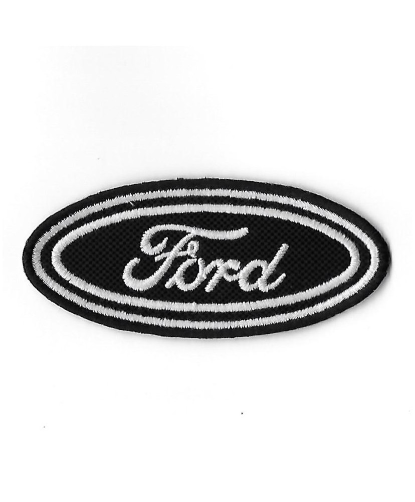 0748 Embroidered Badge - Patch Sew On 91mmX41mm FORD