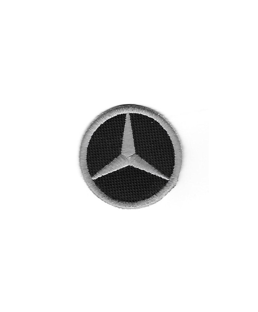 3269 Embroidered Badge - Patch Sew On 41mmX41mm MERCEDES