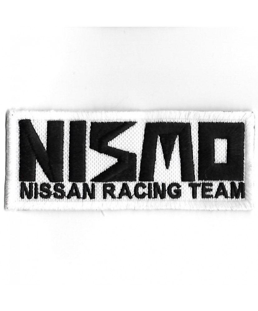 3270 Patch - badge emblema bordado para coser 100mmX40mm NISMO NISSAN RACING TEAM