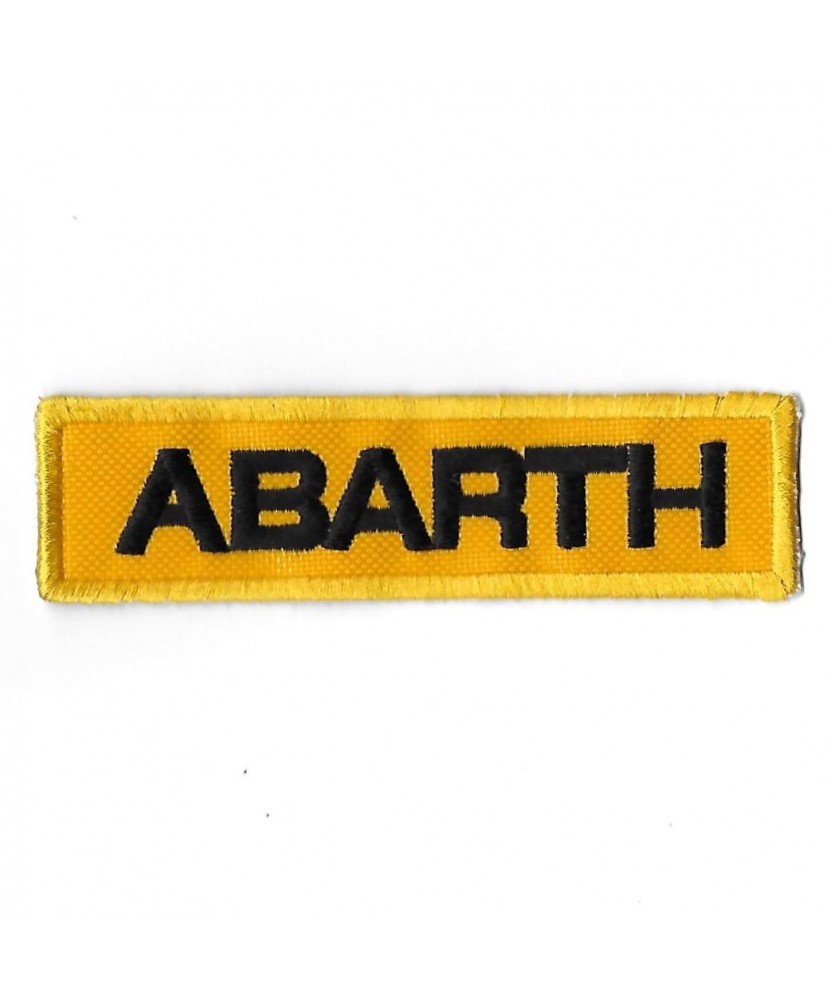 3272 Badge à coudre - Patch écusson brodé 112mmX30mm ABARTH
