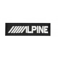 Patch emblema bordado 11X3  ALPINE