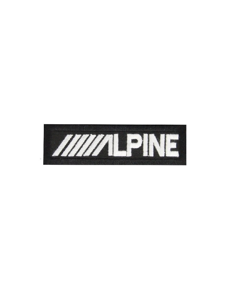 Patch emblema bordado 11X3  ALPINE
