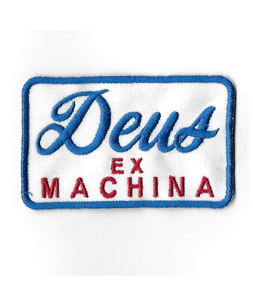 3285 Patch - badge emblema bordado para coser 89mmX55mm DEUS EX MACHINA