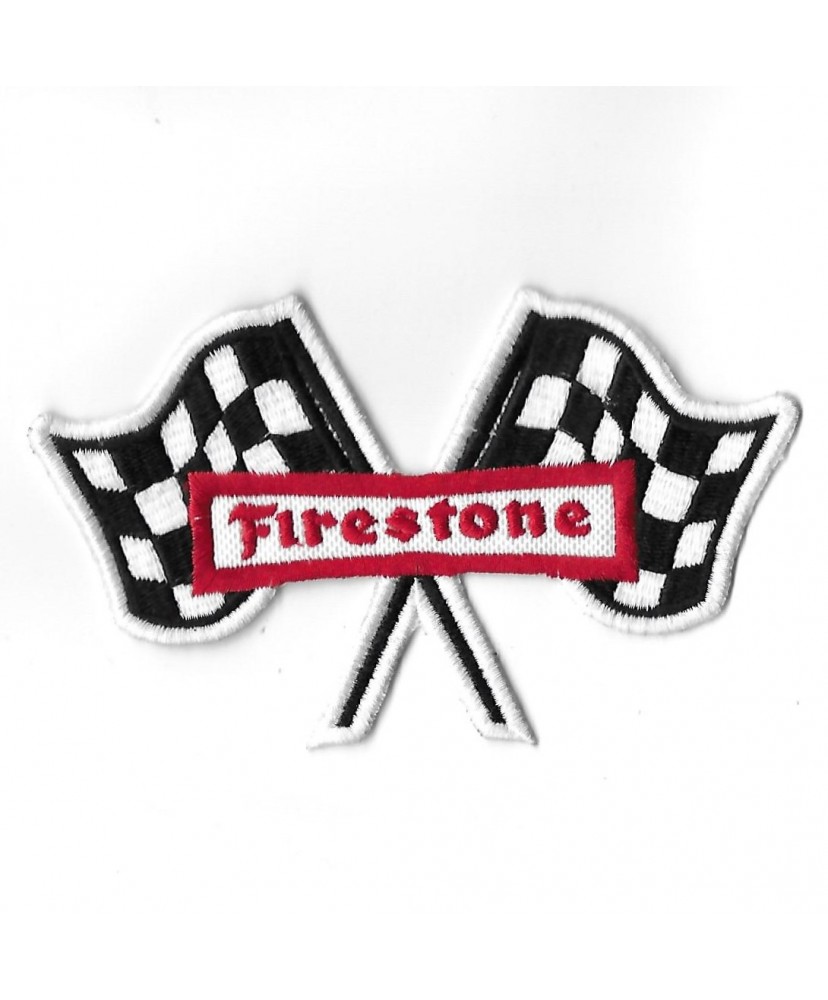 3286 Embroidered Badge - Patch Sew On 127mmX75mm FIRESTONE flags