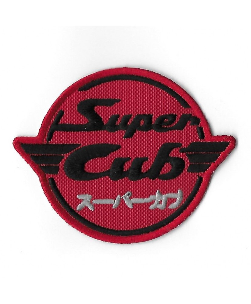 3291 Embroidered Badge - Patch Sew On  100mmX80mm HONDA SUPER CUB