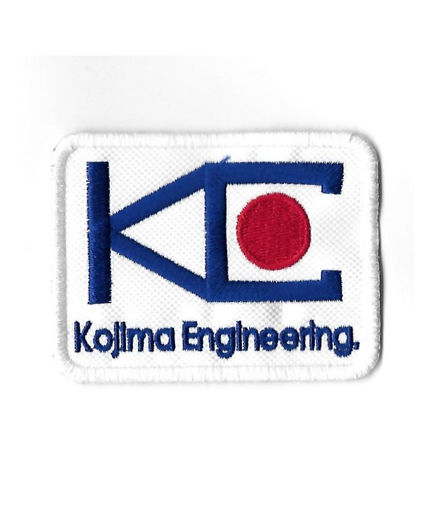 3296 Patch - badge emblema bordado para coser 80mmX61mm KOJIMA ENGINEERING F1 TEAM
