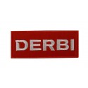 Patch emblema bordado 10x4 DERBI
