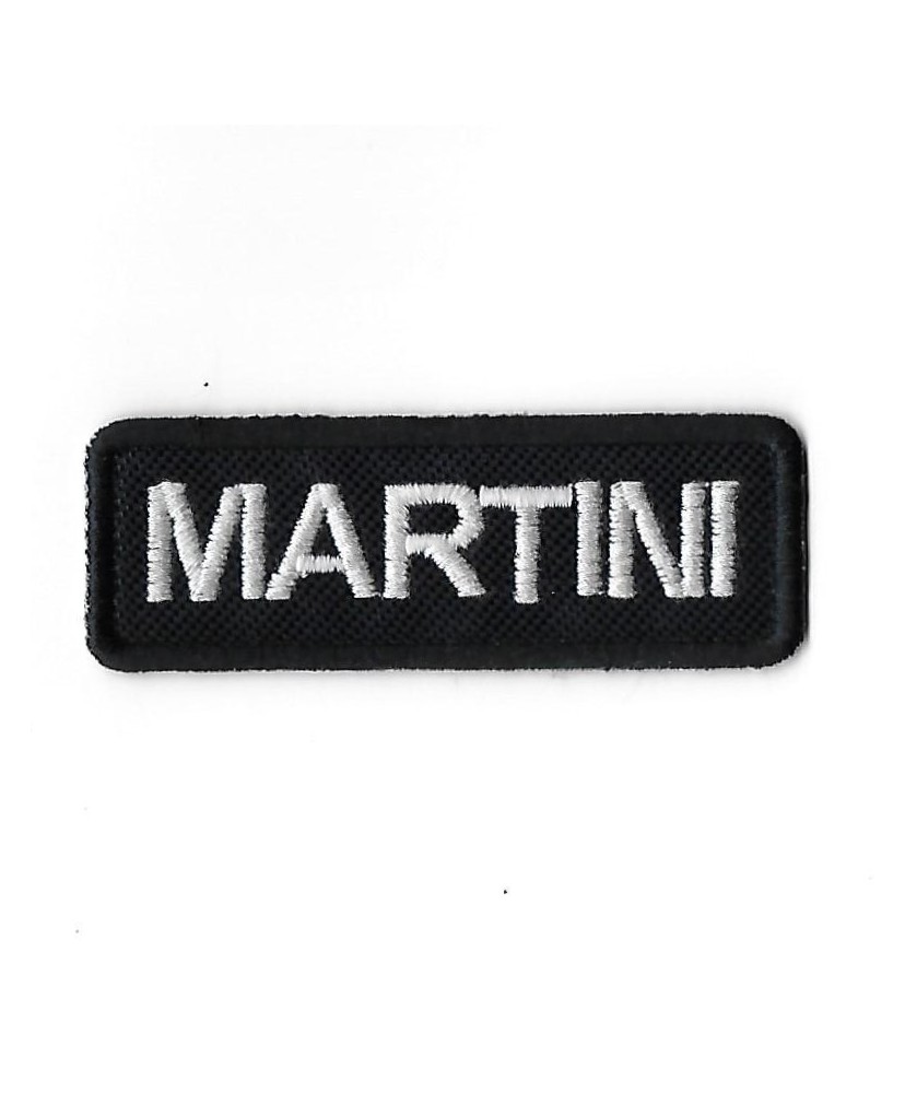 3306 Badge à coudre - Patch écusson brodé 82mmX29mm MARTINI