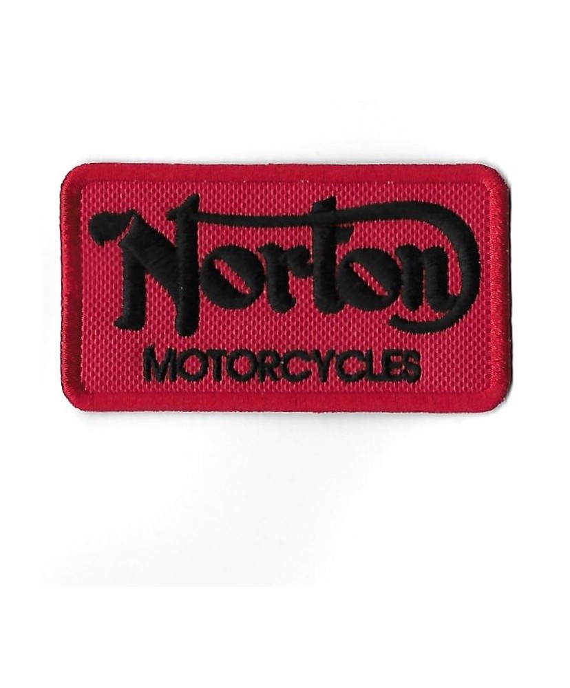 3310 Embroidered Badge - Patch Sew On  82mmX46mm NORTON MOTORCYCLES