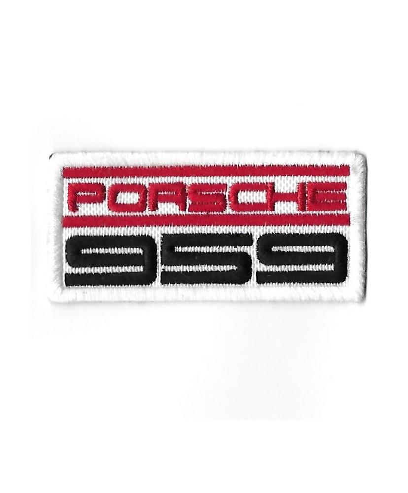 3313 Embroidered Badge - Patch Sew On 80mmX38mm PORSCHE 959