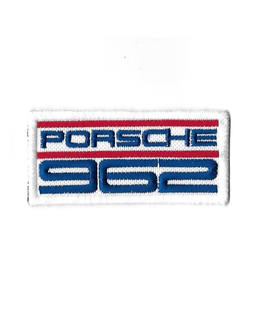 3314 Patch - badge emblema bordado para coser 80mmX38mm PORSCHE 962