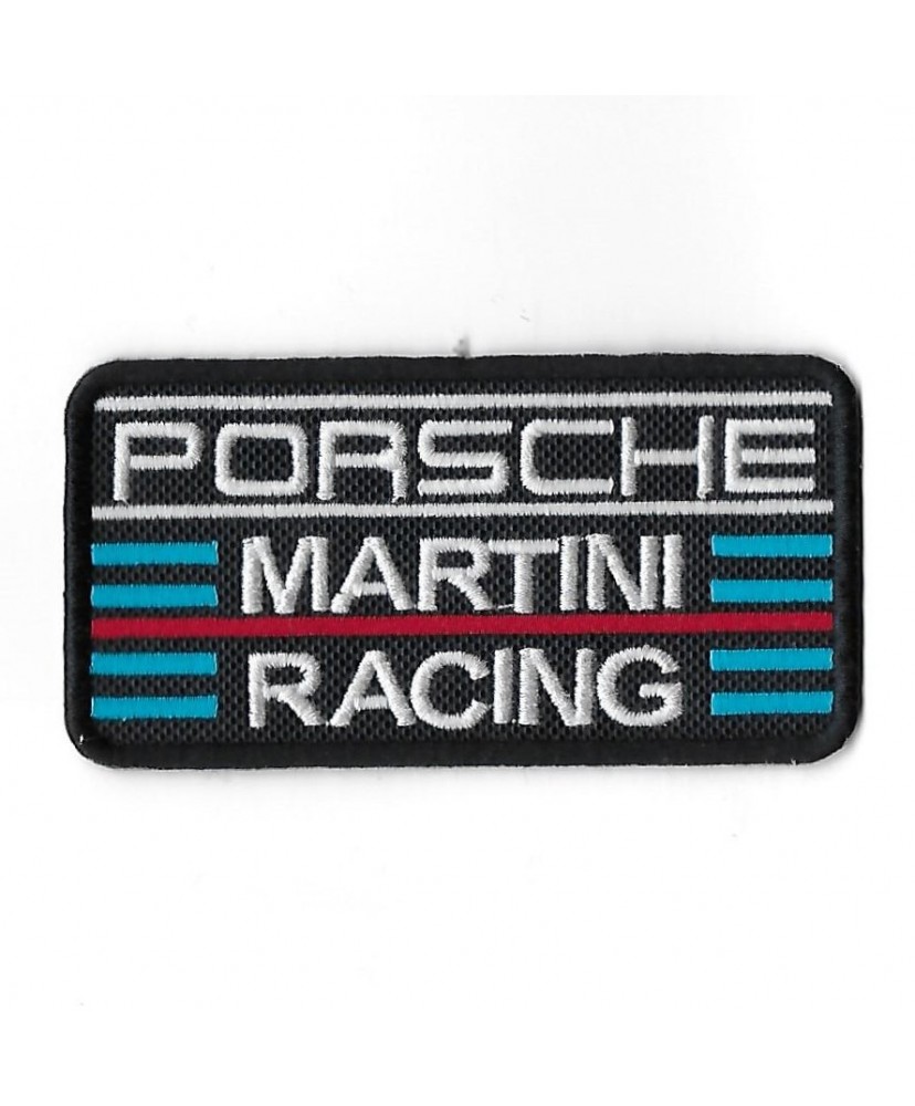3315 Patch - badge emblema bordado para coser 96mmX51mm PORSCHE MARTINI RACING