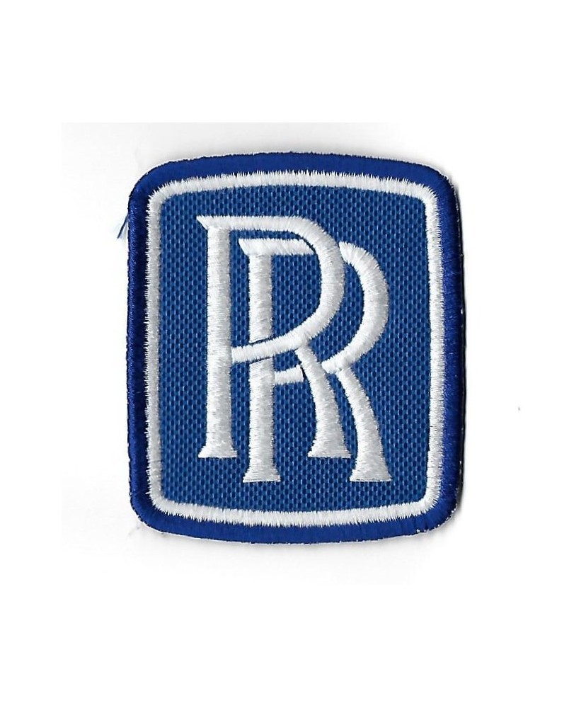 0775 Embroidered Badge - Patch Sew On 70mmX60mm ROLLS ROYCE