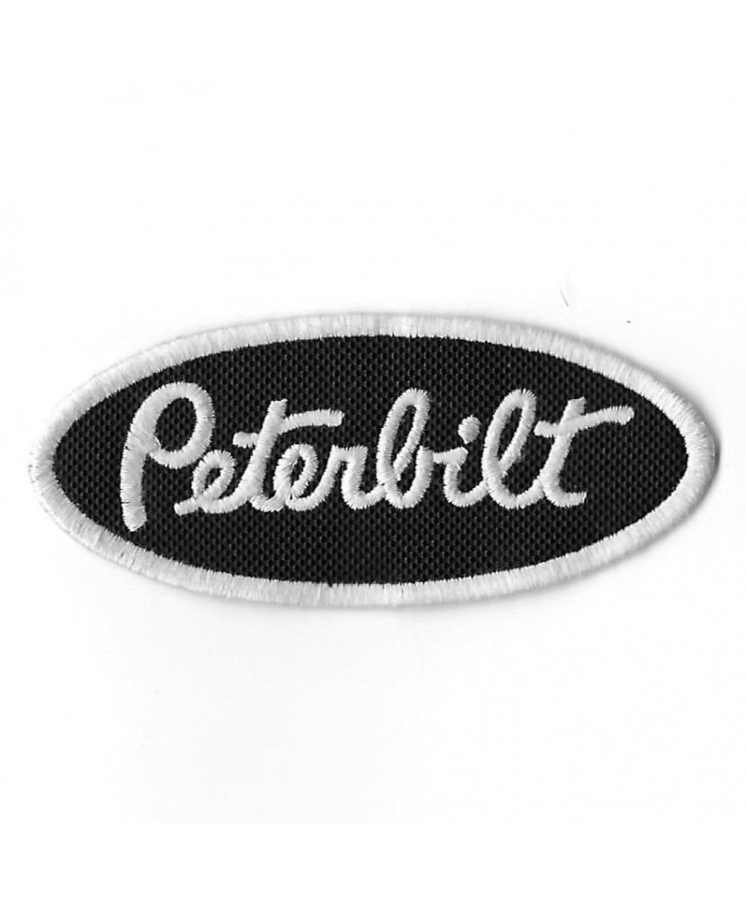 3321 Badge - Parche bordado de coser 100mmX44mm PETERBILT