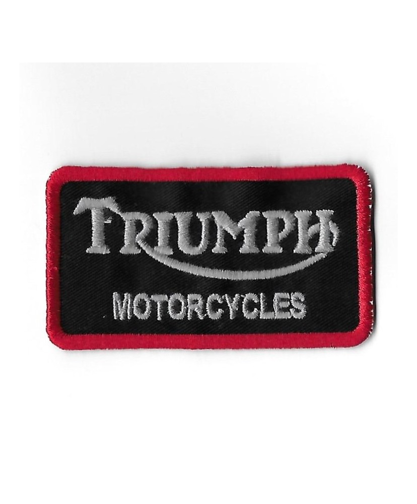 3337 Embroidered Badge - Patch Sew On 82mmX46mm TRIUMPH MOTORCYCLES