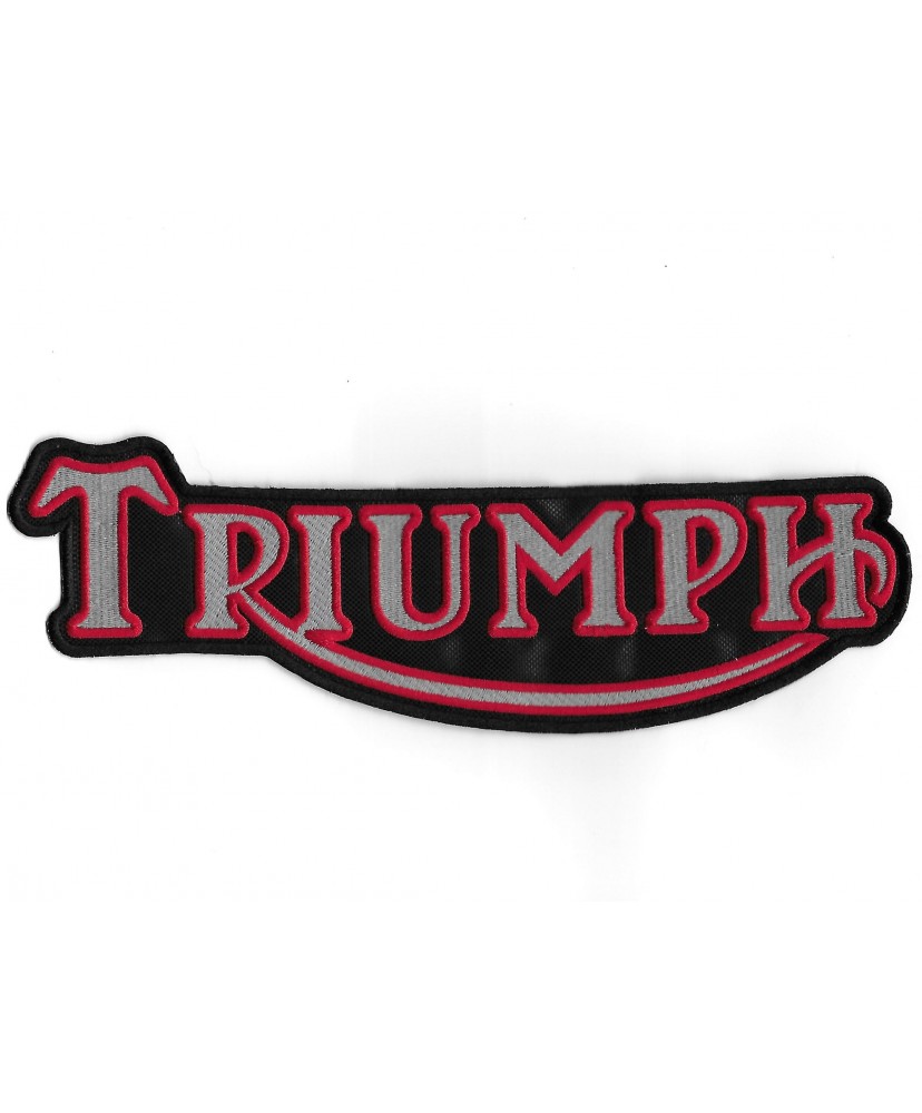 3343 Embroidered Badge - Patch Sew On 270mmX90mm TRIUMPH MOTORCYCLES