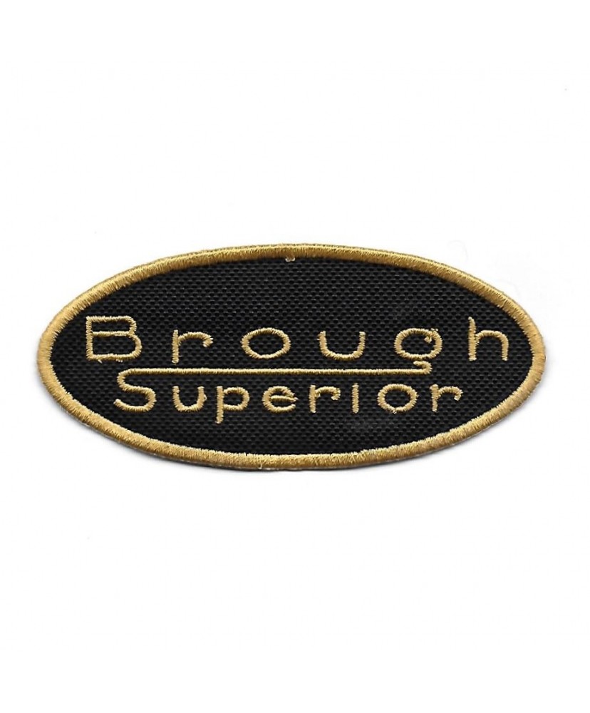3350 Badge - Parche bordado de coser 100mmX44mm BROUGH SUPERIOR
