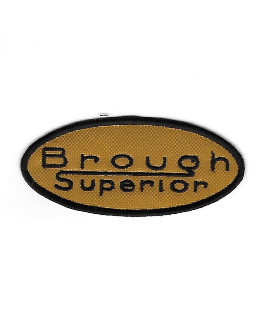 3351 Embroidered Badge - Patch Sew On 100mmX47mm BROUGH SUPERIOR