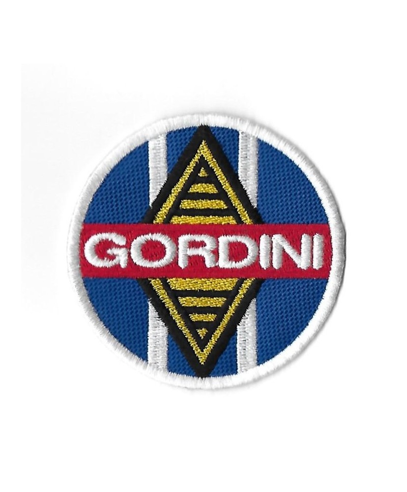 0457 Badge à coudre - Patch écusson brodé  70mmX70mm   GORDINI Renault