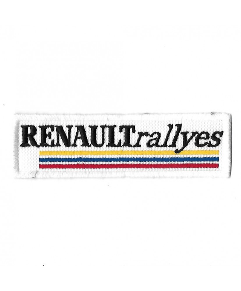 3368 Embroidered Badge - Patch Sew On 113mmX33mm RENAULT RALLYES