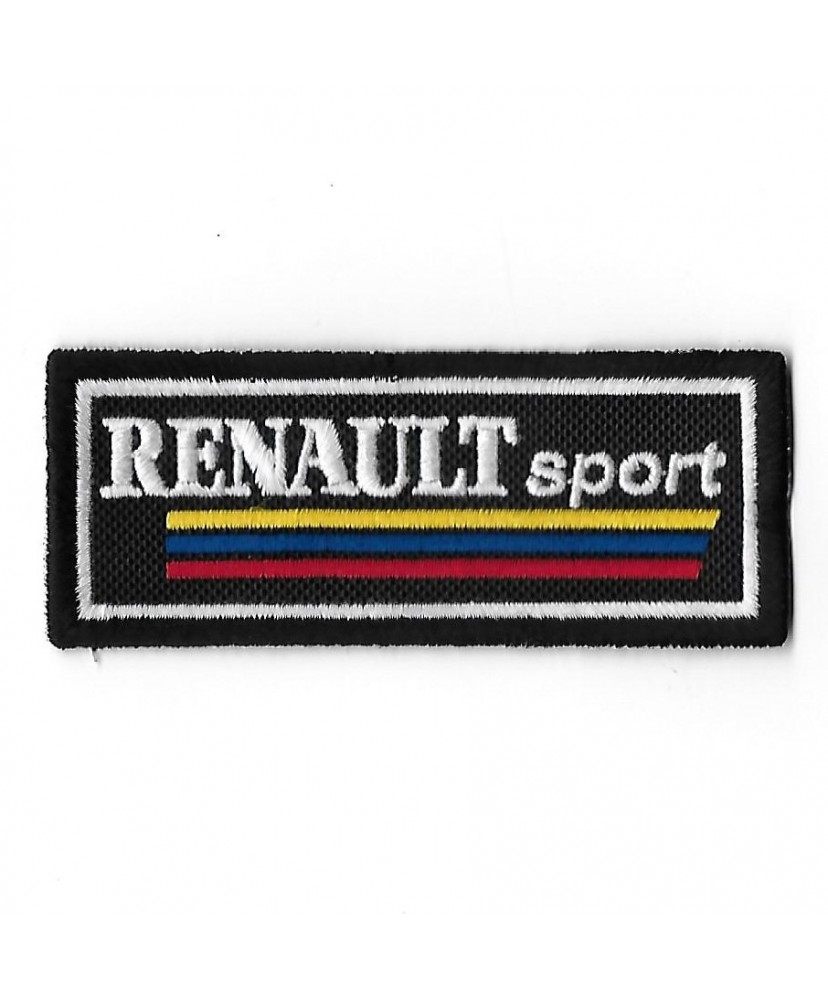 3370 Patch - badge emblema bordado para coser RENAULT SPORT 100mmX40mm