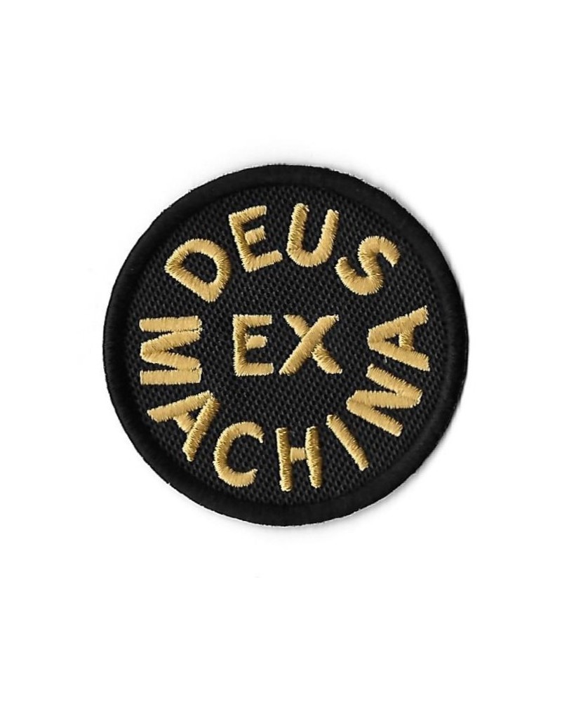 3376 Patch - badge emblema bordado para coser 65mmX65mm DEUS EX MACHINA