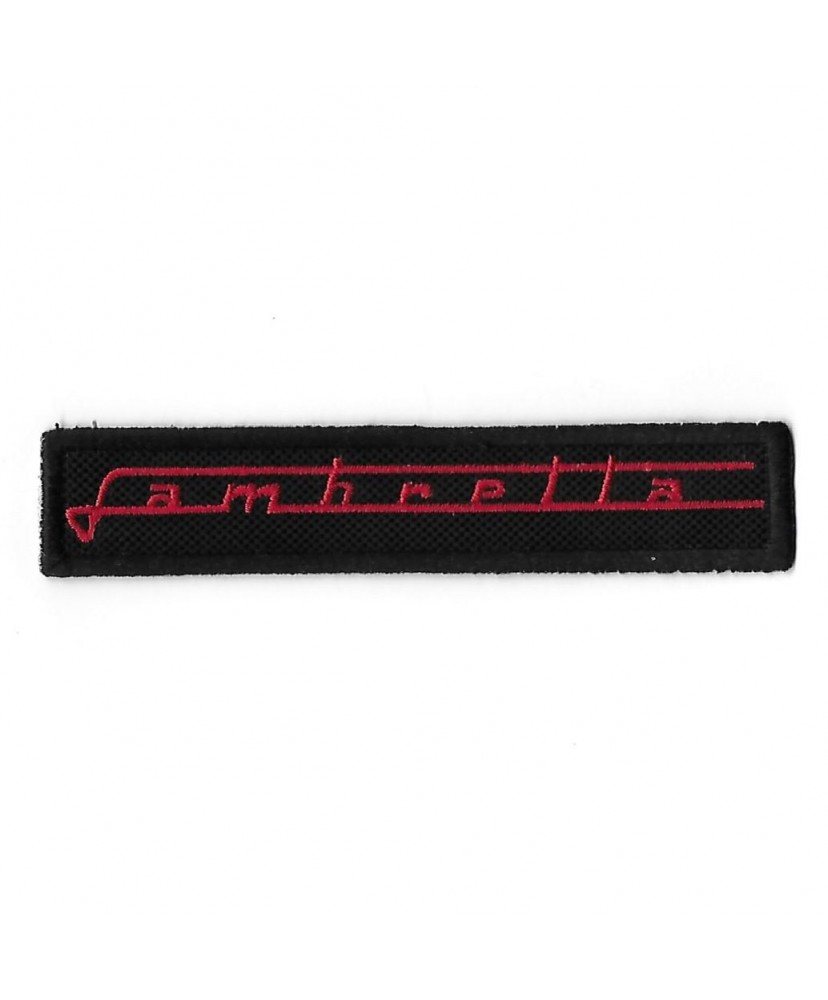 3379 Badge - Parche bordado de coser 116mmX23mm LAMBRETTA