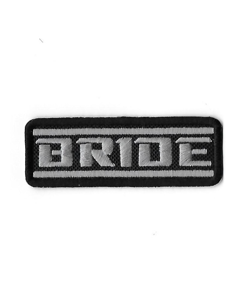 3390 Embroidered Badge - Patch Sew On 82mmX29mm BRIDE