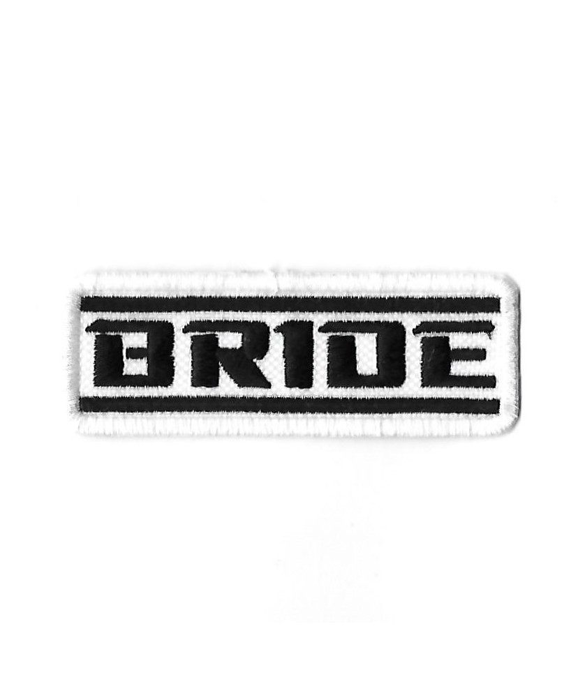 3391 Embroidered Badge - Patch Sew On 82mmX29mm BRIDE