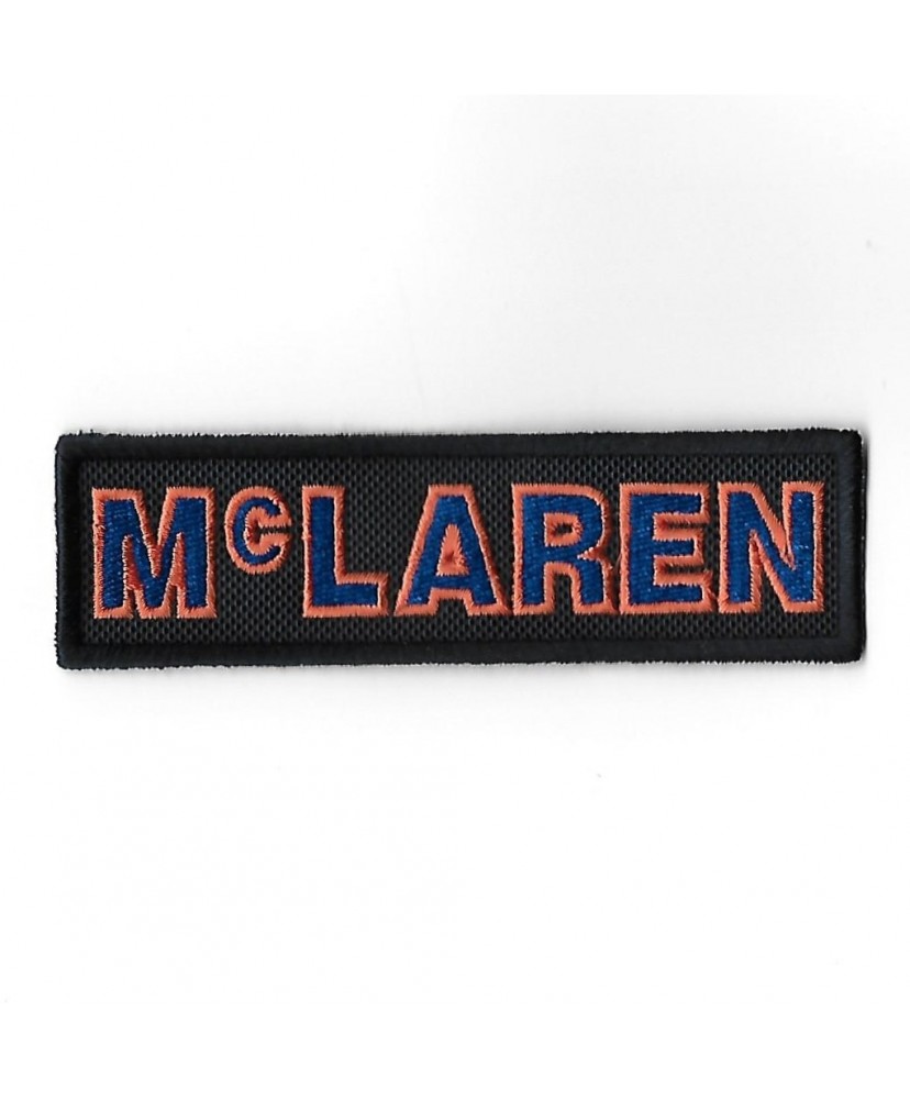 3392 Patch - badge emblema bordado para coser 113mmX33mm MC LAREN