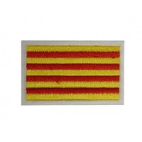 Embroidered patch 6X3,7 CATALAN FLAG