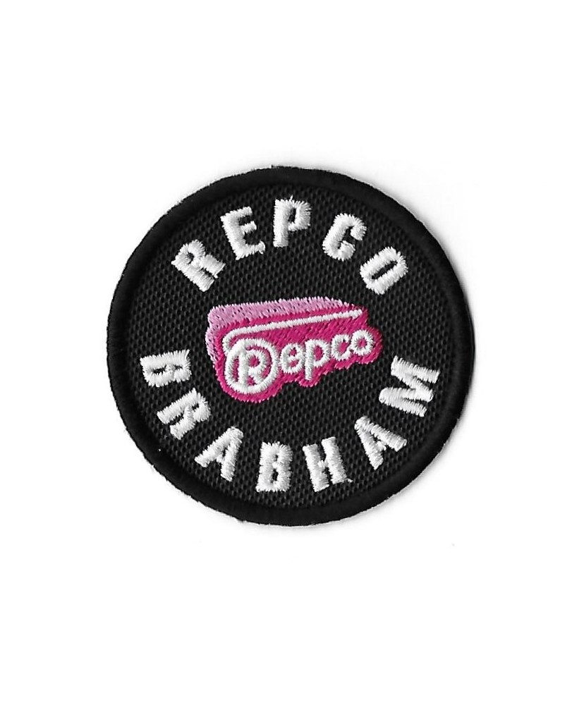 3409 Patch - badge emblema bordado para coser 65mmX65mm BRABHAM REPCO