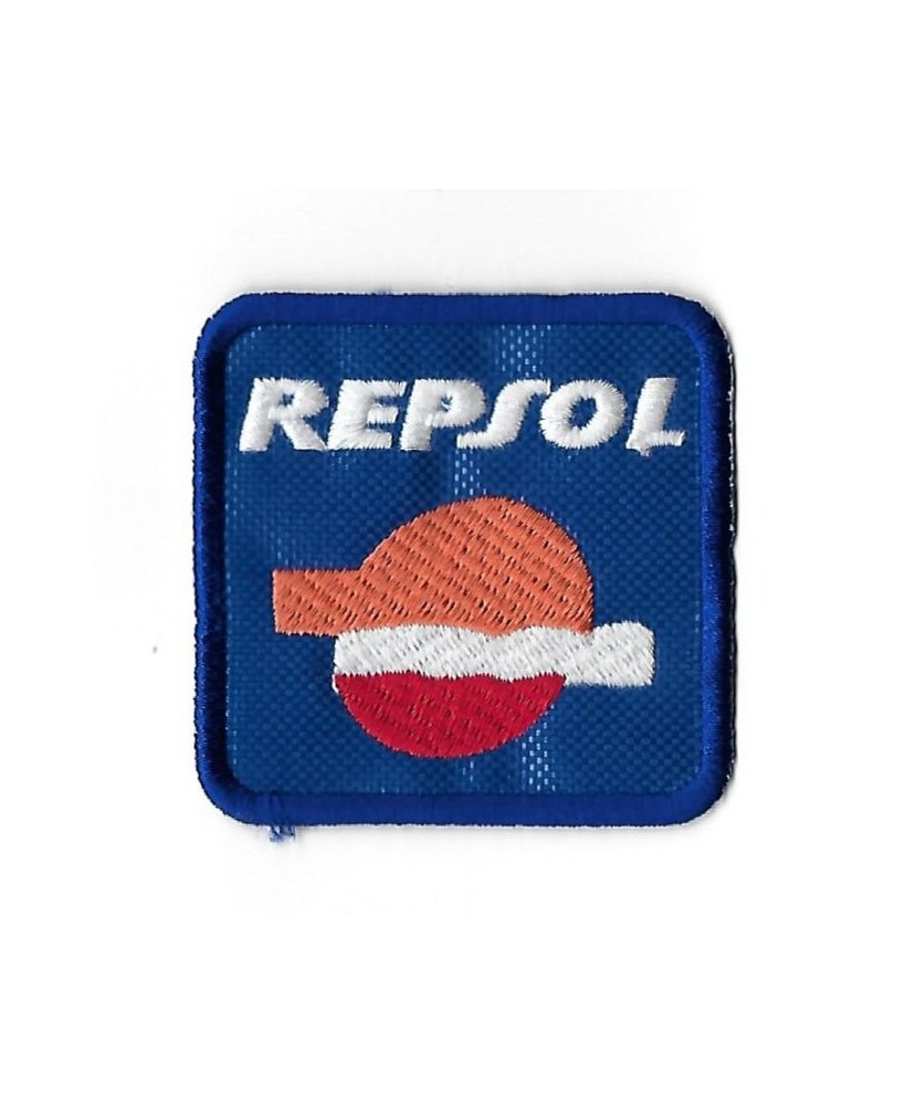 3412 Embroidered Badge - Patch Sew On 61mmX61mm REPSOL