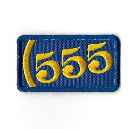 3423 Patch - badge emblema bordado para coser 60mmX34mm 555 STATE EXPRESS