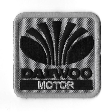 3435 Badge à coudre - Patch écusson brodé 61mmX61mm DAEWOO MOTOR
