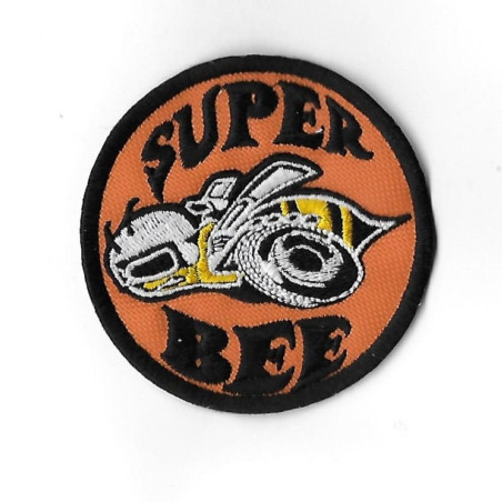 3449 Patch - badge emblema bordado para coser 75mmx75mm DODGE SUPER BEE