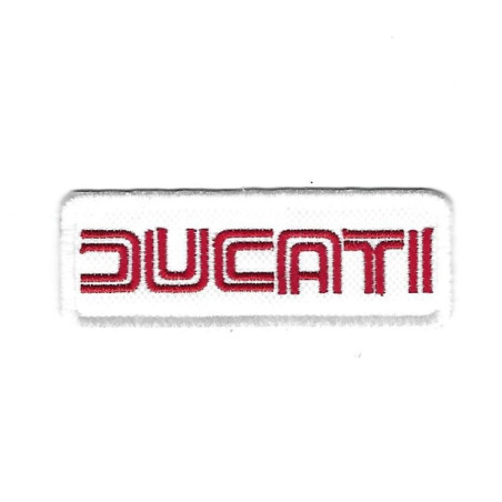 3451 Badge à coudre - Patch écusson brodé 82mmX29mm DUCATI