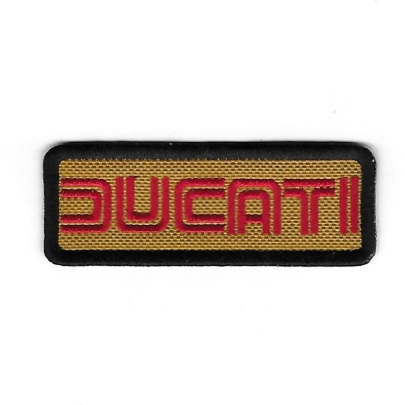 3452 Embroidered Badge - Patch Sew On 82mmX29mm DUCATI