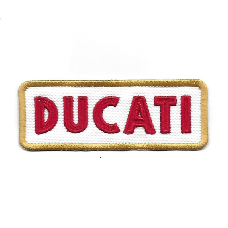 3453 Patch - badge emblema bordado para coser 97mmX35mm DUCATI