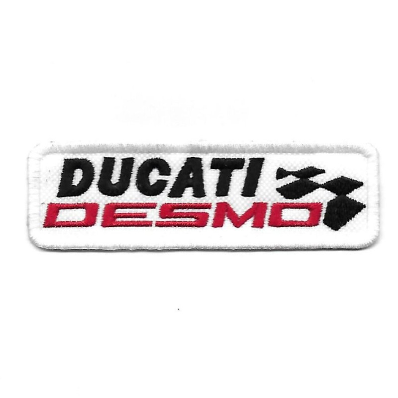 3457 Patch - badge emblema bordado para coser 100mmX30mm DUCATI DESMO