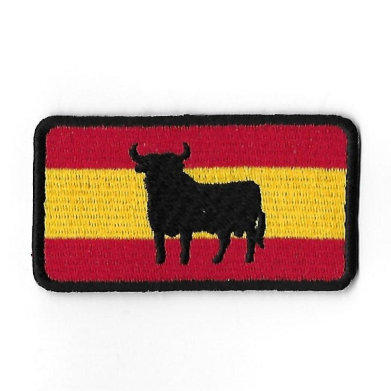 3464 Badge - Parche bordado de coser 82mmX46mm BANDERA ESPAÑA