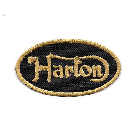 3476 Patch - badge emblema bordado para coser 90mmX49mm HARTON NORTON HARLEY