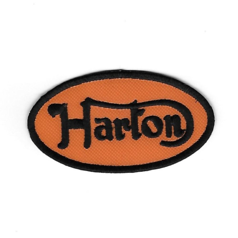 3477 Patch - badge emblema bordado para coser 90mmX49mm HARTON NORTON HARLEY